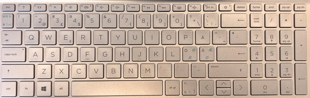 Tastaturet, hva gjør de rare tastene