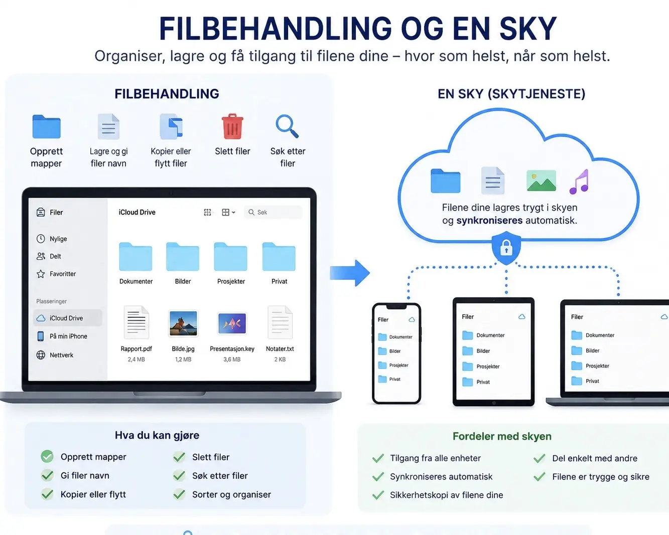 Filbehandling og Skytjenester