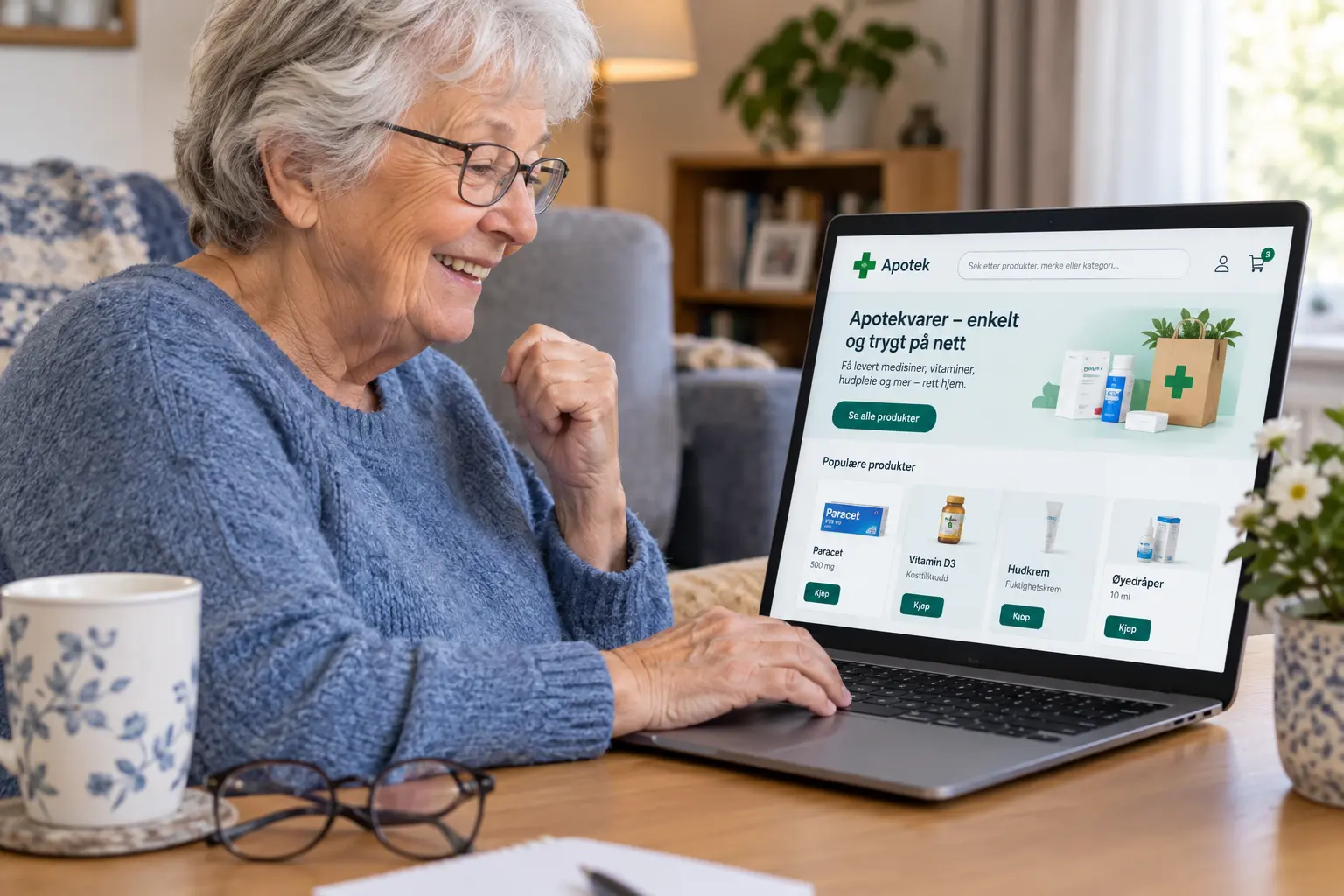 Handle apotekvarer på nett