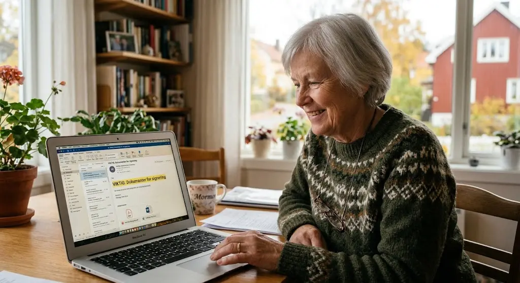 Hvordan åpne vedlegg på e-post
