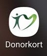 App ikonet Donorkort