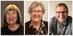 Portrettbilde av de tre jurymedlemmene