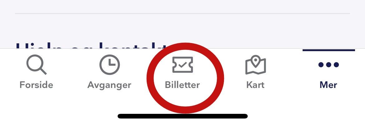 Får jeg billettkontroll er det bare å gå inn på den aktuelle billetten og vise til kontrollør
